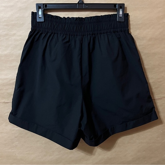 A.L.C. | Kaleb Shorts High Waisted Pull-On Longline Boxer Shorts Black Size S - Picture 11 of 13